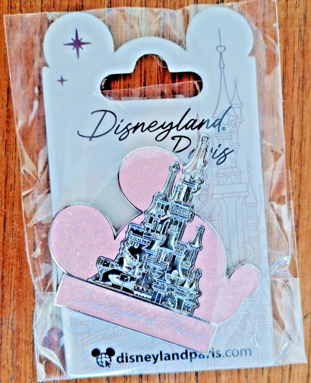 Mickey Head Icon Disney Land Paris Park Dlp 04 2023 Glitter 3D Pin