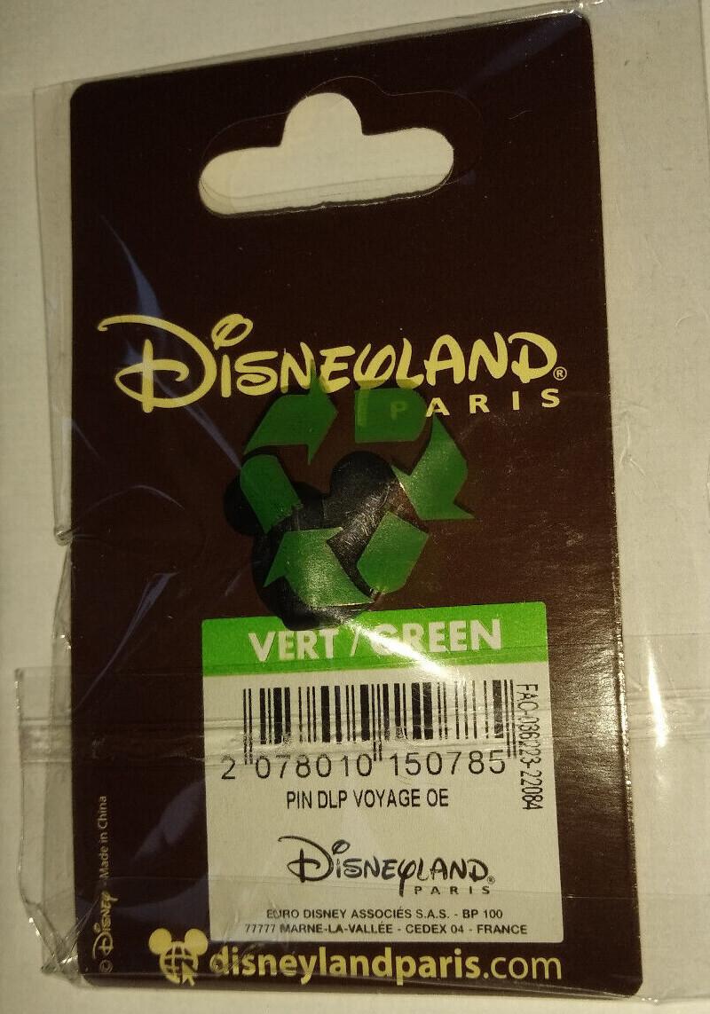 Mickey Head Travel Compass Disney Land Paris Dlp Pin