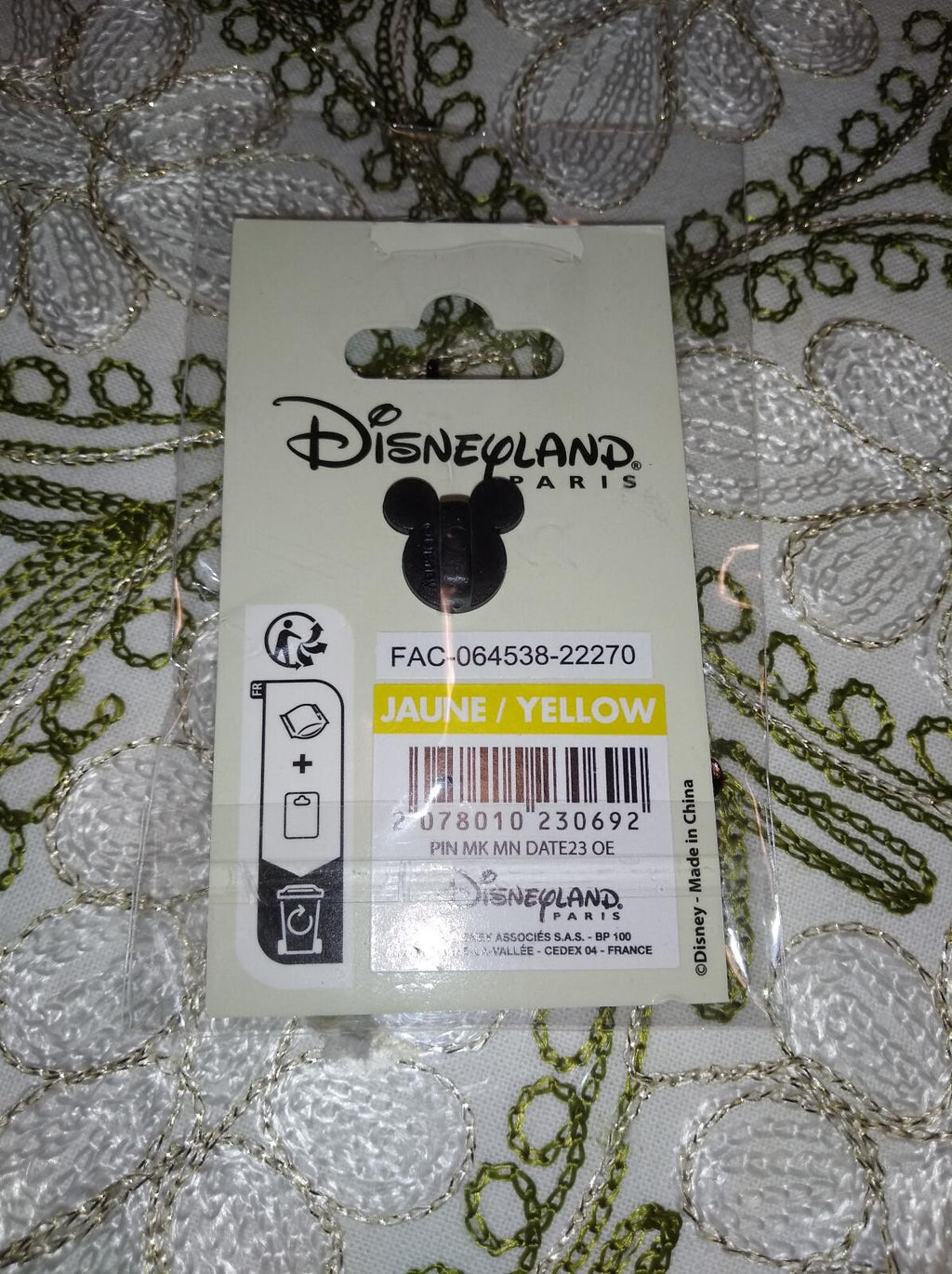 Mickey Min Sleeping Beauty Castle Disney Paris Dlp January 2023 Celebration pin