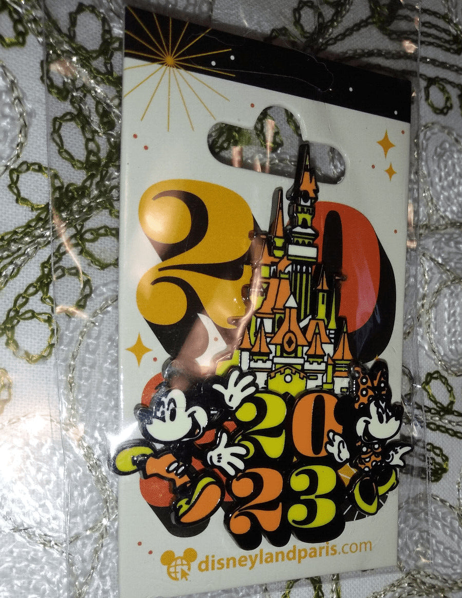 Mickey Min Sleeping Beauty Castle Disney Paris Dlp January 2023 Celebration pin