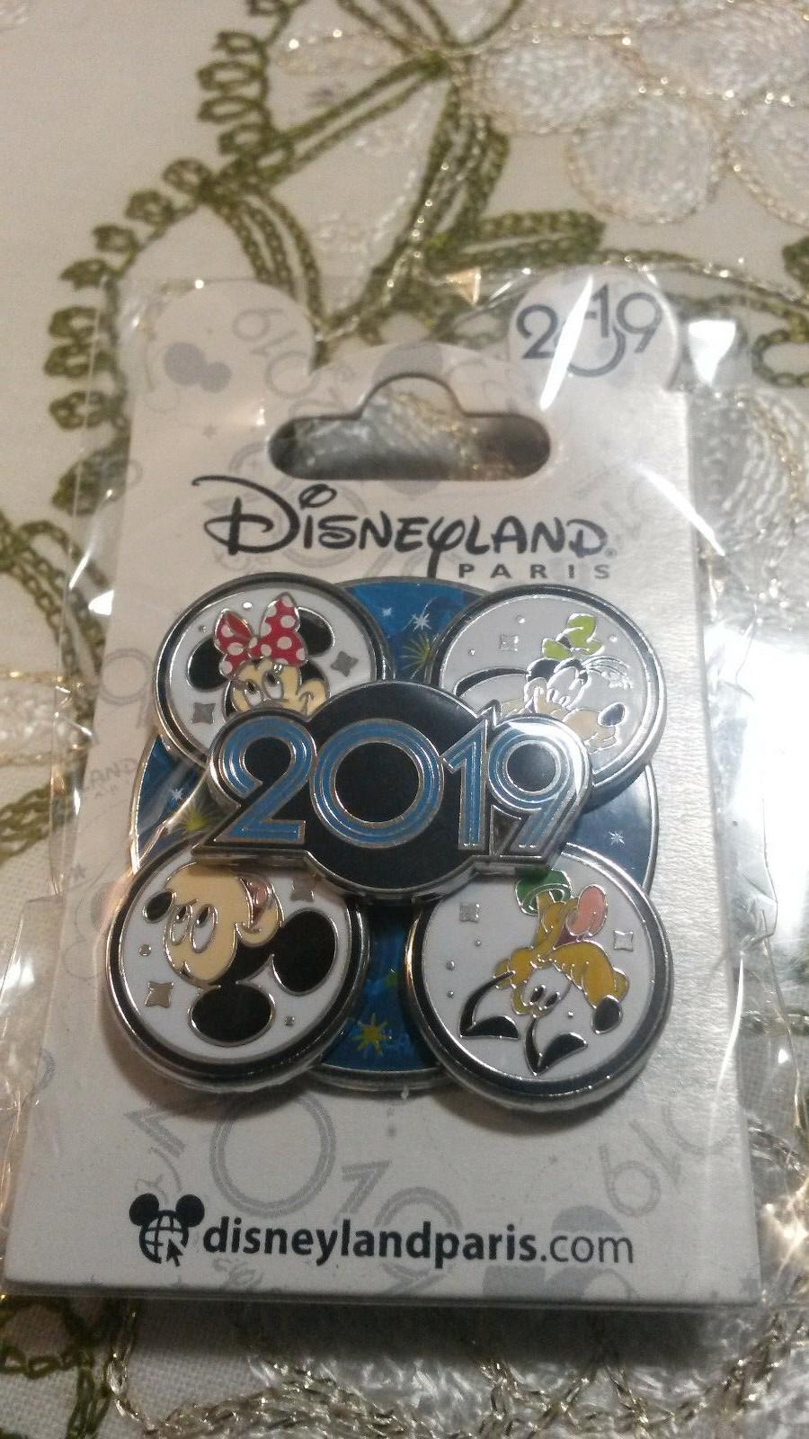 Mickey Minnie Pluto Goofy celebrate 2019 Disney Paris Dlrp Dlp 2019 Spinner pin
