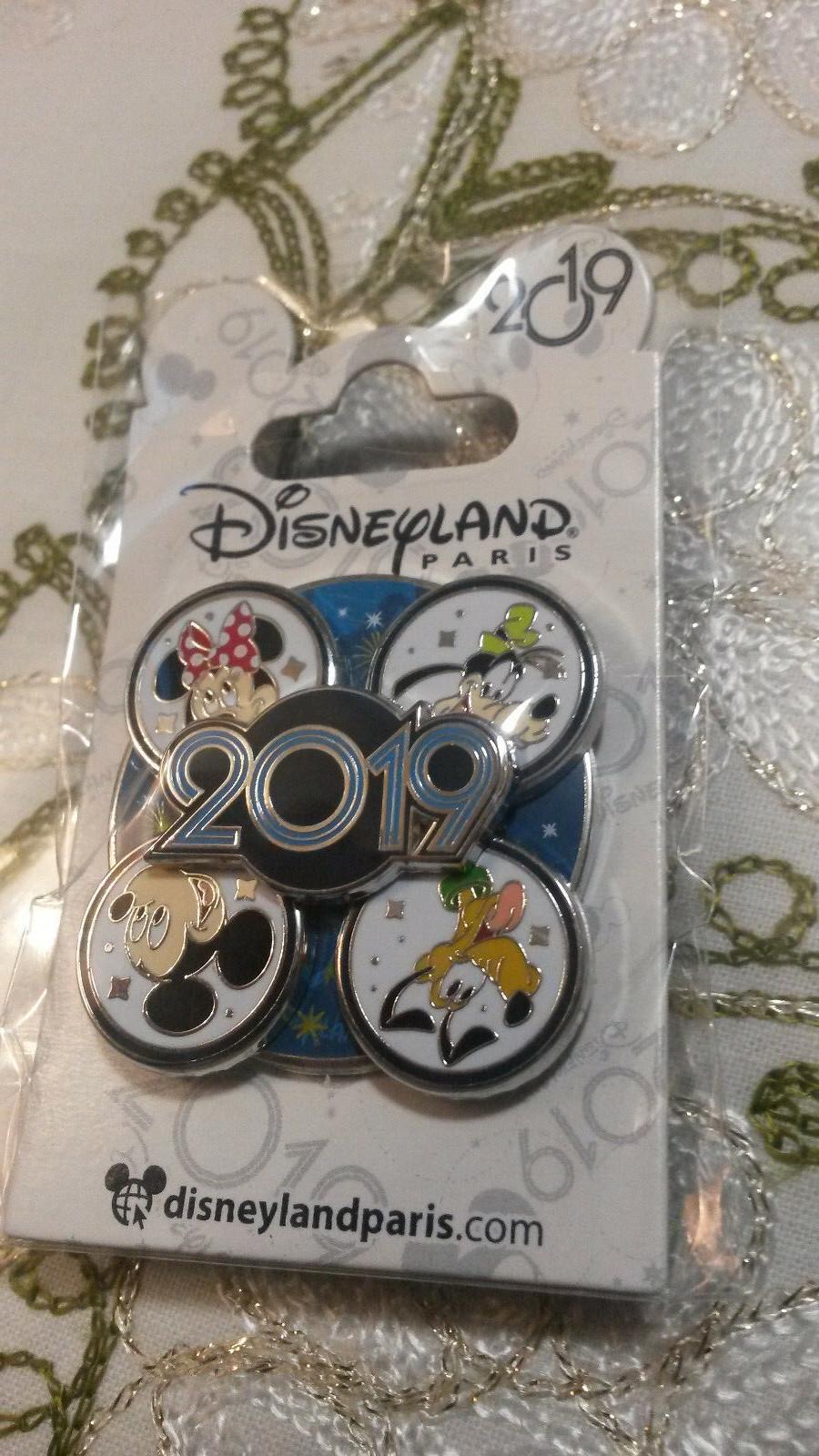 Mickey Minnie Pluto Goofy celebrate 2019 Disney Paris Dlrp Dlp 2019 Spinner pin
