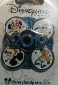 Mickey Minnie Pluto Goofy celebrate 2019 Disney Paris Dlrp Dlp 2019 Spinner pin