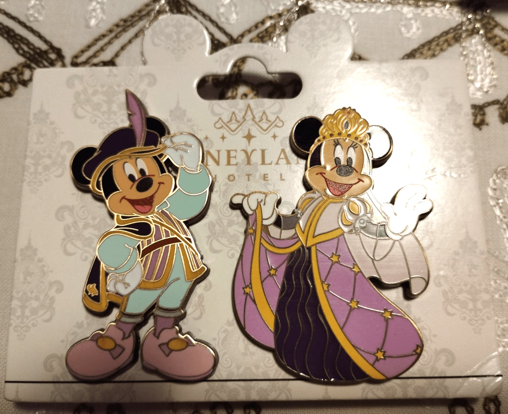 Mickey Minnie Prince Princess Set Disneyland Hotel Disney Paris Dlp Jan 2025 Pin