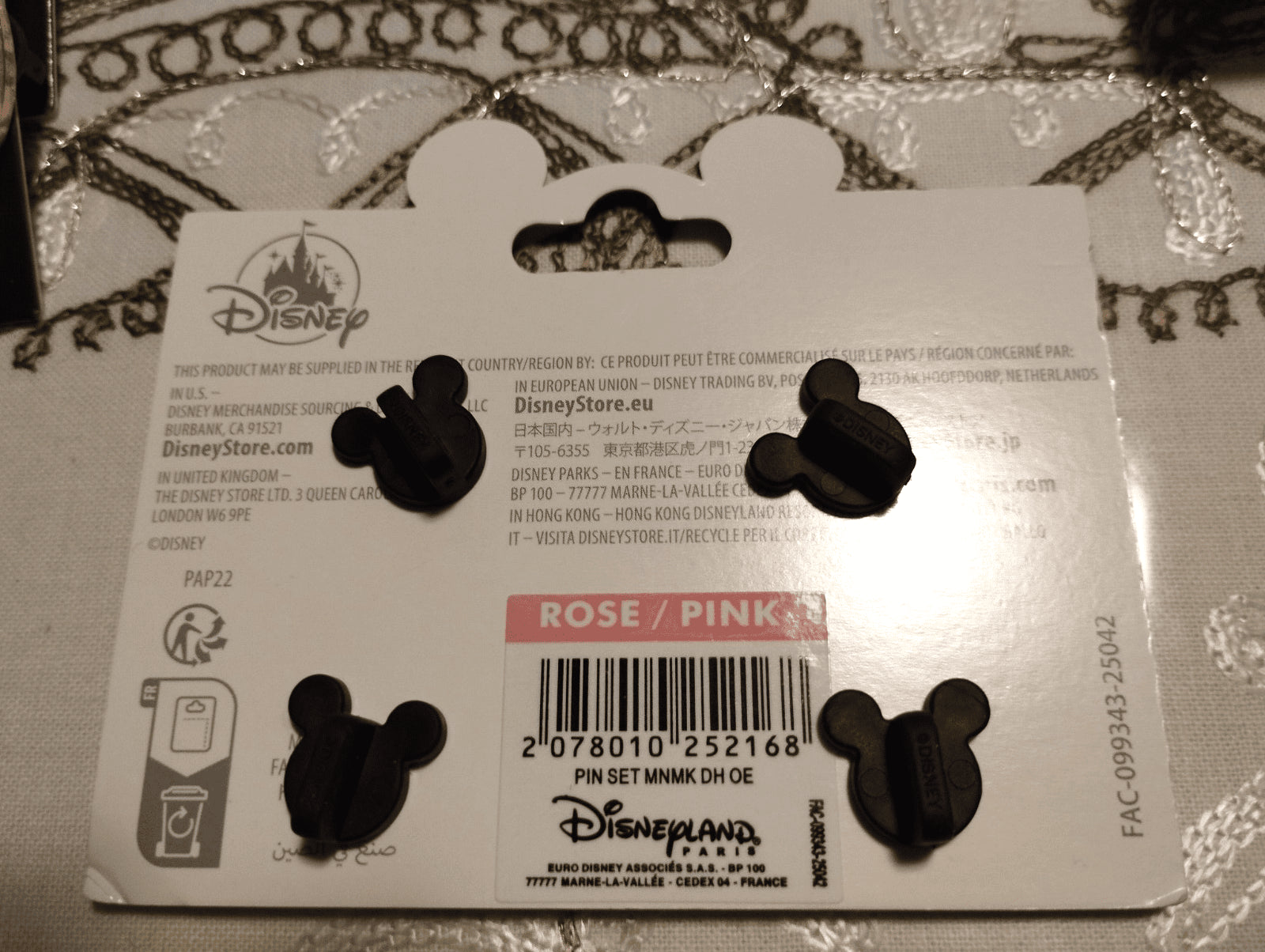 Mickey Minnie Prince Princess Set Disneyland Hotel Disney Paris Dlp Jan 2025 Pin
