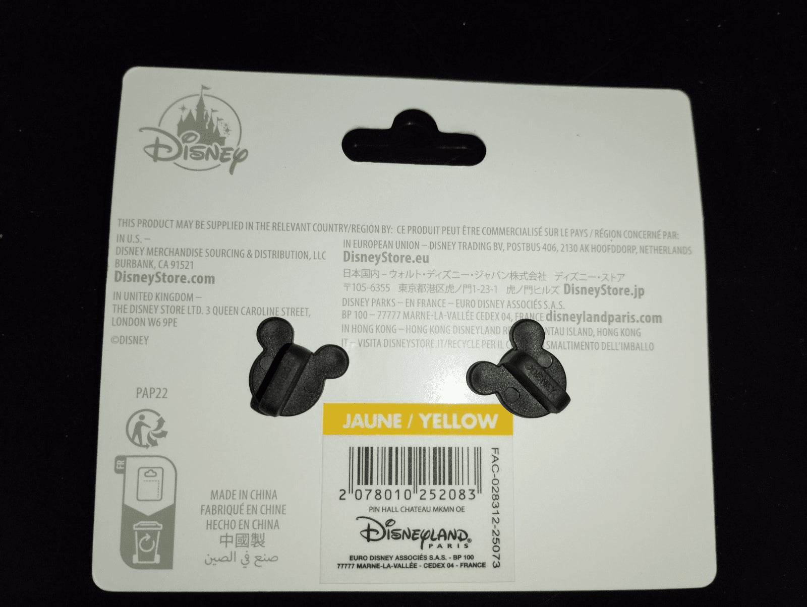 Mickey Minnie Sorcerer Costume Halloween Disney Land Paris DLP Sep 2025 Pin