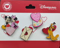 Mickey Minnie Valentine Love Series Disney Paris Dlp 2025 4 Pins Booster set