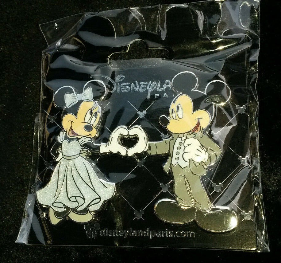 Mickey & Minnie Wedding Make a Heart Disney Land Paris Dlrp Dlp 28/01/ 2021 Pin