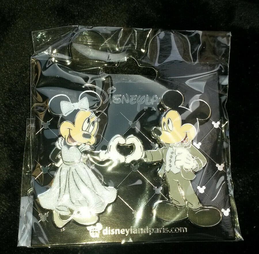 Mickey & Minnie Wedding Make a Heart Disney Land Paris Dlrp Dlp 28/01/ 2021 Pin