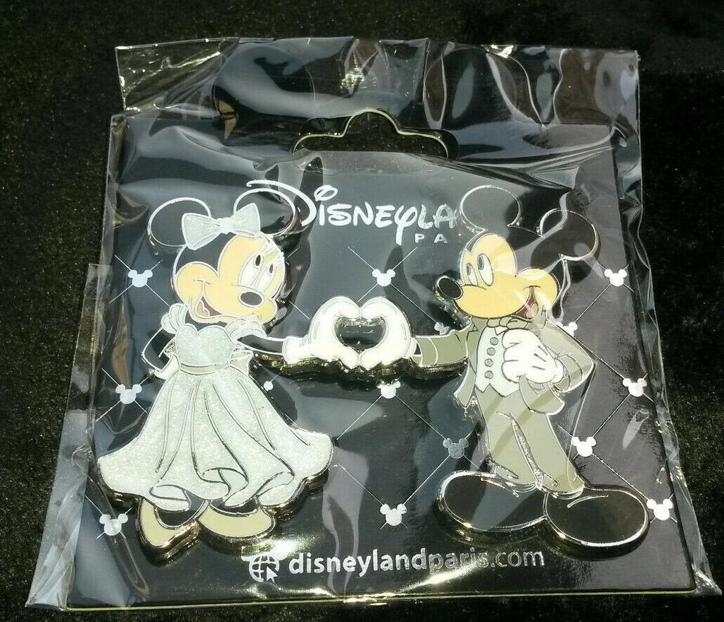 Mickey & Minnie Wedding Make a Heart Disney Land Paris Dlrp Dlp 28/01/ 2021 Pin