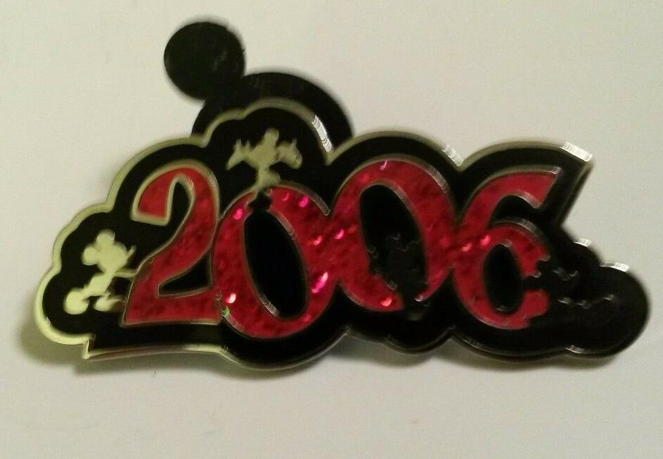 Mickey Mouse 2006 Silhouette Disney Land Paris Dlrp Dlp 2006 Glitter Pin
