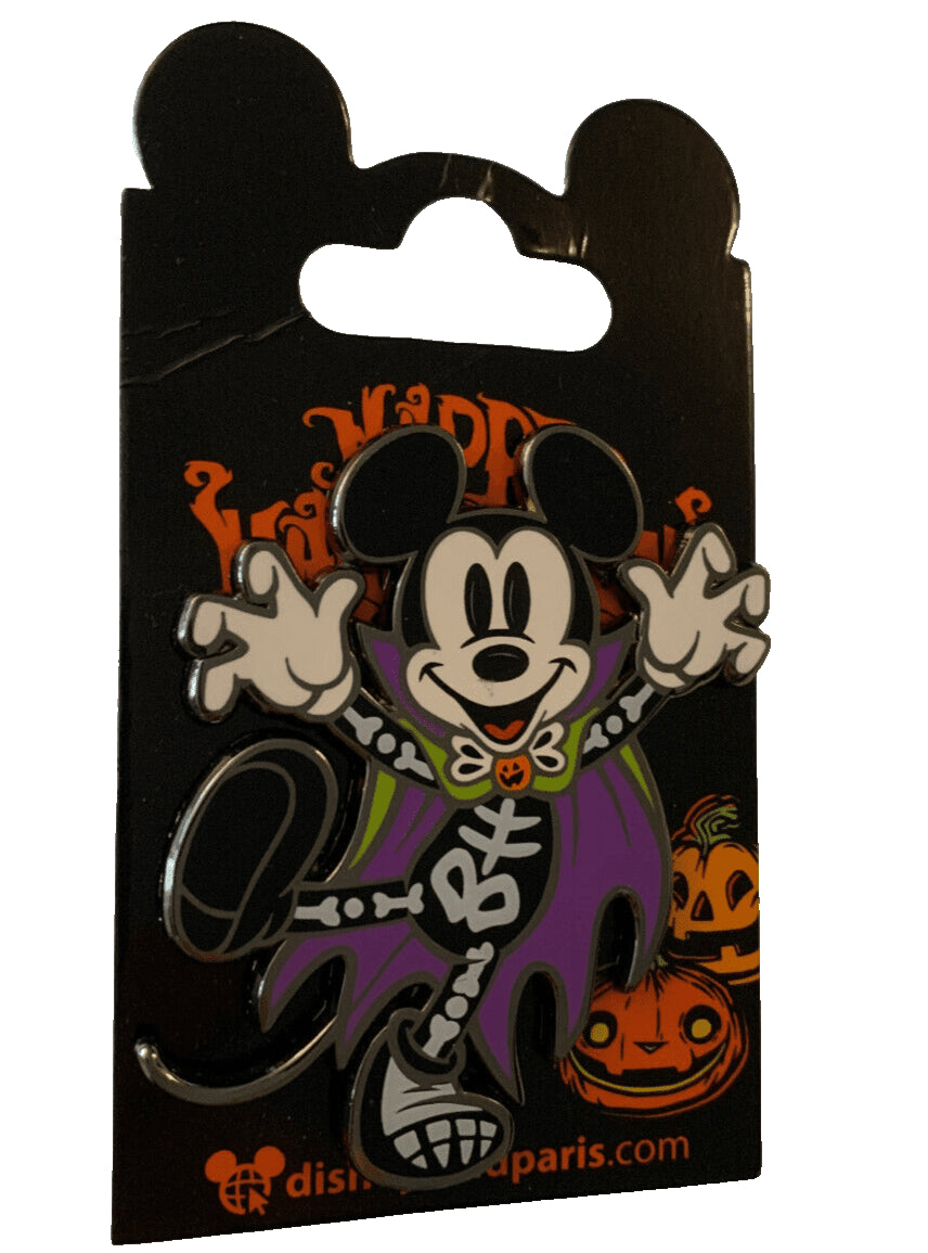 Mickey Mouse - Happy Halloween Skeleton Disney Land Paris DLRP DLP Sep 2024 Pin