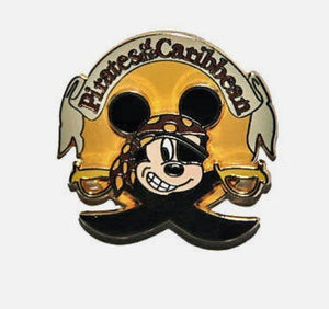ミッキー パイレーツ・オブ・カリビアン ディズニーランド・パリ DLRP DLP 3D ピン・オン・ピン