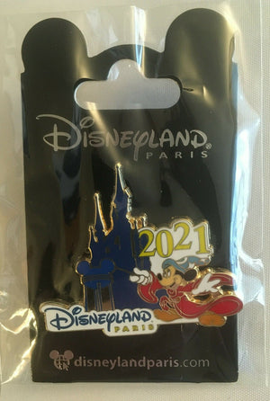ミッキー ソーサラー & キャッスル 2021 ディズニーランドパリ Dlrp Dlp 2021年2月14日 ピン