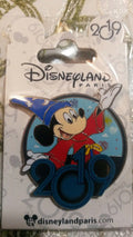 Mickey Sorcerer celebrating 2019 Disney Paris Dlrp Dlp 2019 New January pin