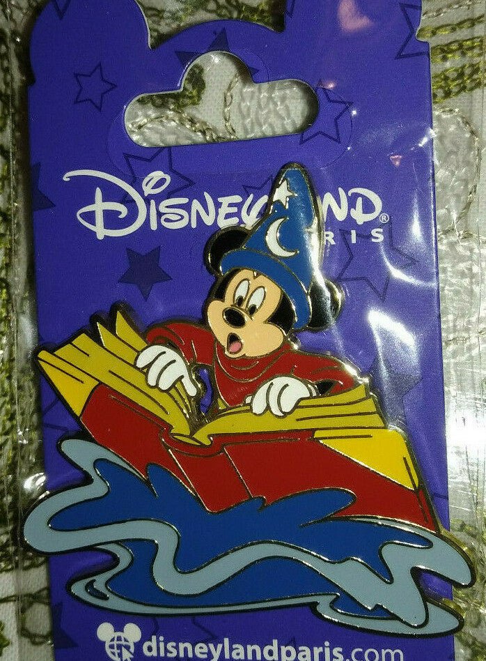 Mickey Sorcerer on Book Fantasia Disney Land Paris Dlp Dlrp November 2021 Pin