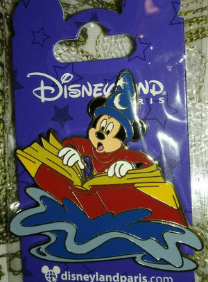 ミッキー 魔法使い 本 ファンタジア ディズニーランド・パリ DLP DLRP 2021年11月 ピン