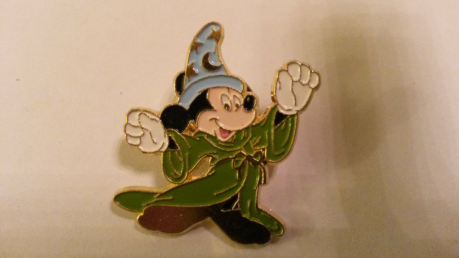 Mickey Sorcerer - Sedesma sa (Spain) Green Robe European Disney Pin