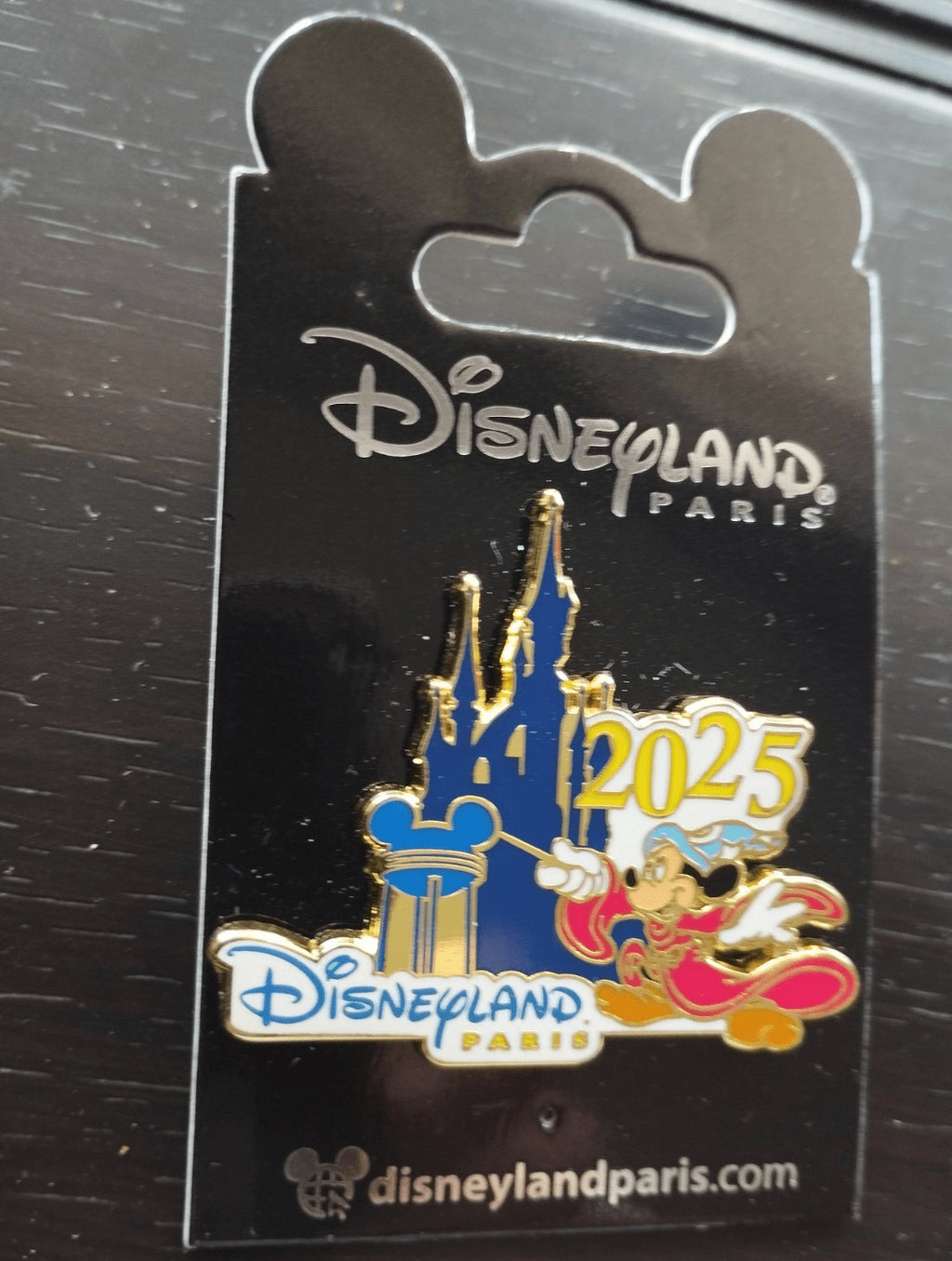 Mickey Sorcerer Sleeping Beauty Castle Disney Paris Dlp January 2025 Pin