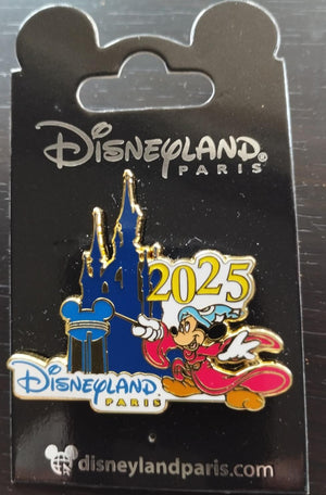 ミッキー ソーサラー スリーピングビューティー城 ディズニーパリ DLP 2025年1月 ピン