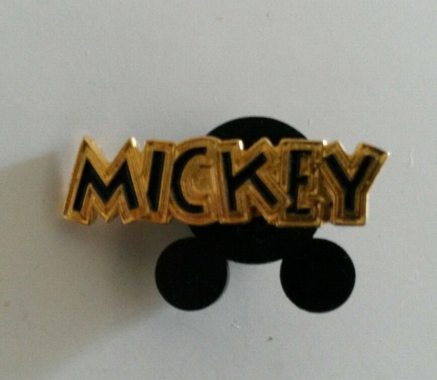 Mickey's Name from set Mickey Through the Years Disney Land Paris Dlrp Dlp Pin