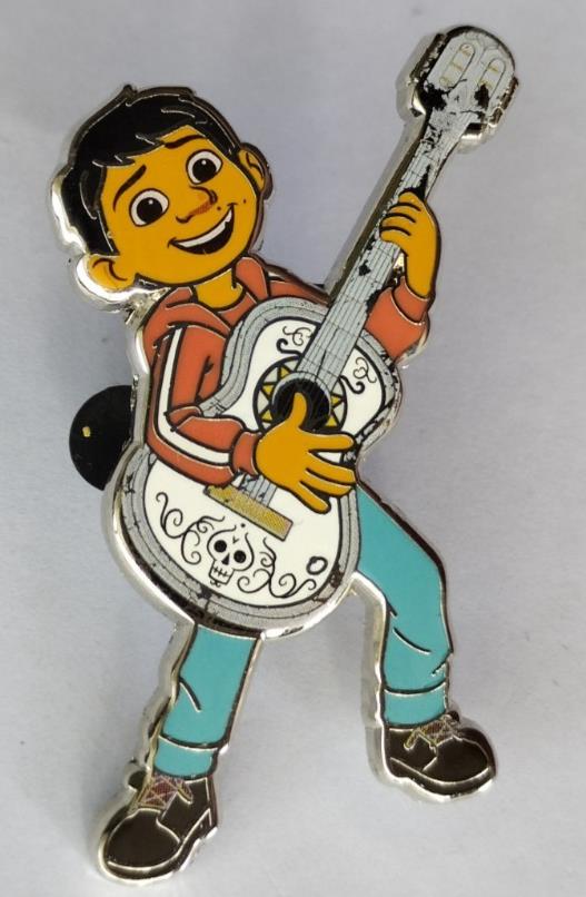 Miguel Coco Guitar Pixar Cast Lanyard Disney Land Paris Dlp Aug 2024 Pin