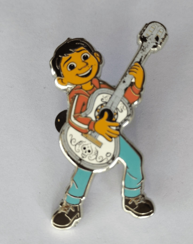 Miguel Coco Guitar Pixar Cast Lanyard Disney Land Paris Dlp Aug 2024 Pin
