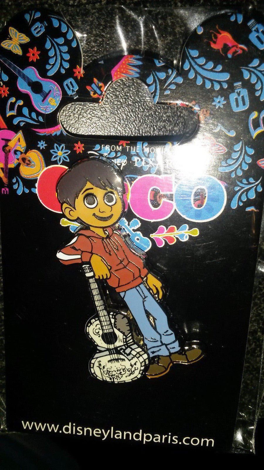Miguel Rivera (Coco Pixar) with Guitar Disney Dlrp Dlp 2017 Sold Out Pin