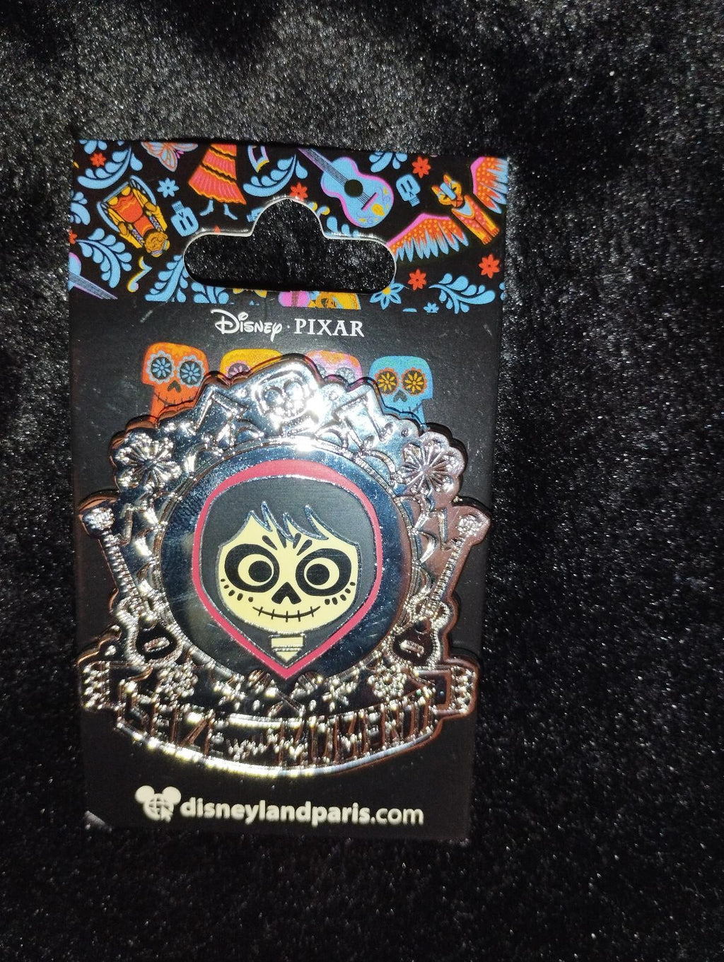 Miguel Rivera Sugar Skull Face Coco Pixar Disney Land Paris Dlp Nov 2023 Pin