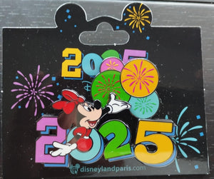 ミニー 花火と風船 ディズニーランドパリ Dlp 2025年1月 セレブレーション ピン
