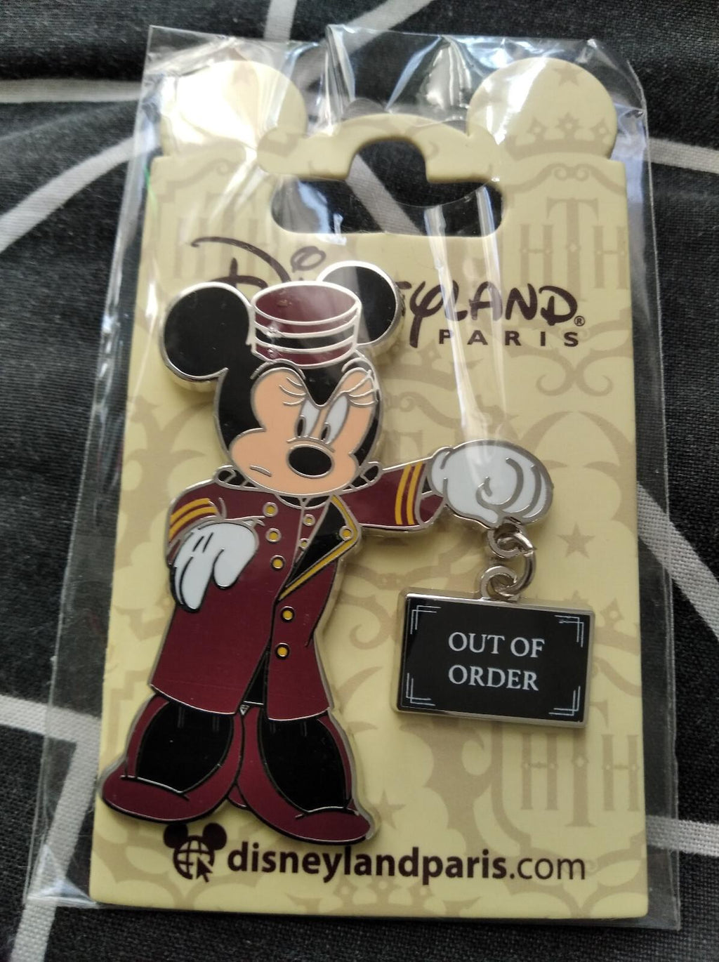 Minnie Hollywood Tower Hotel Series Disney Land Paris Dlrp Dlp 2022 dangle pin