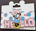 Minnie Mouse Polka dots pink Hello Disney Land Paris Dlp April 2024 Jumbo Pin