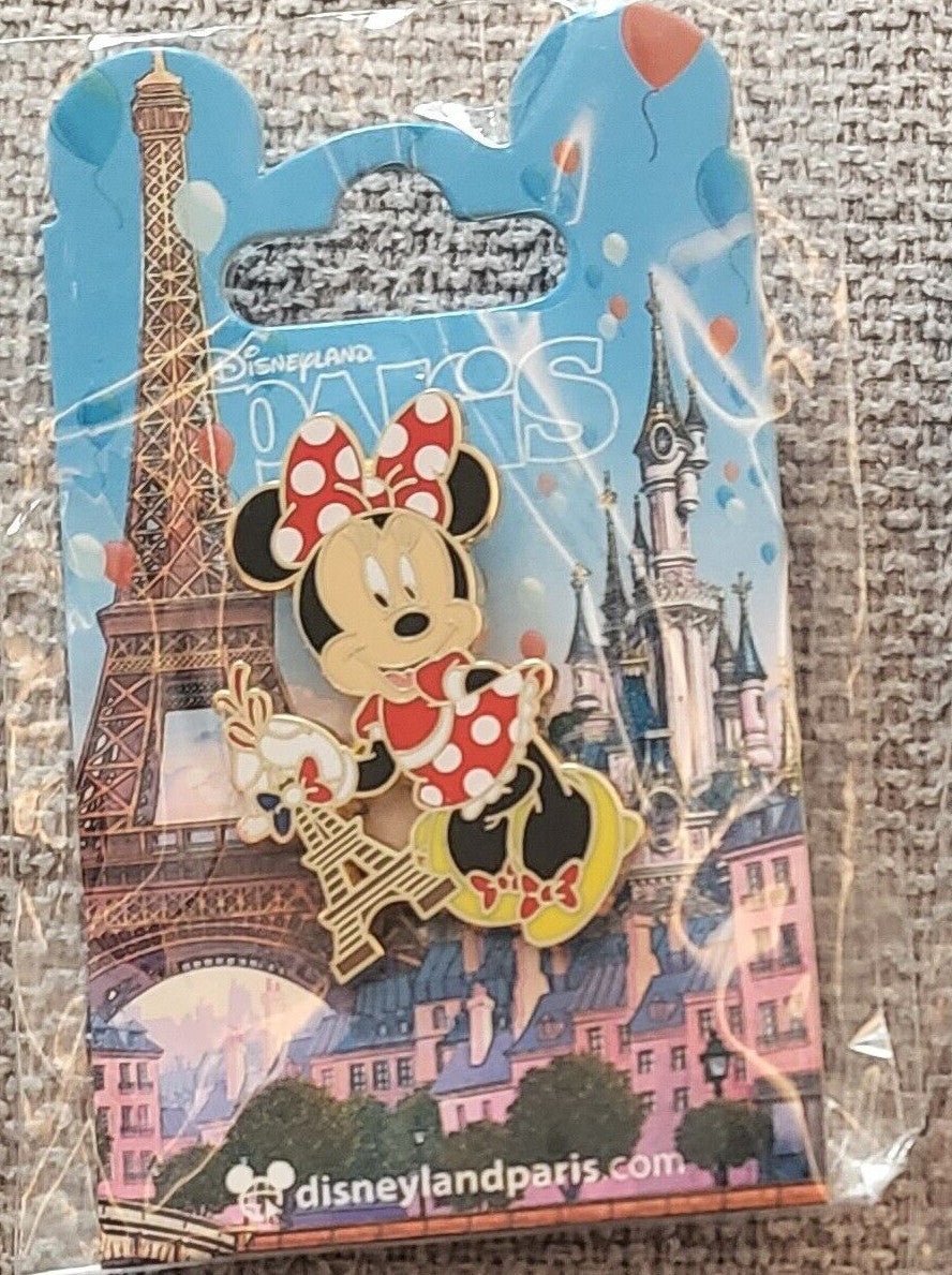 Minnie Paris VII Holding Eiffel Tower French Flag Disney Land Paris Dlp 2018 Pin