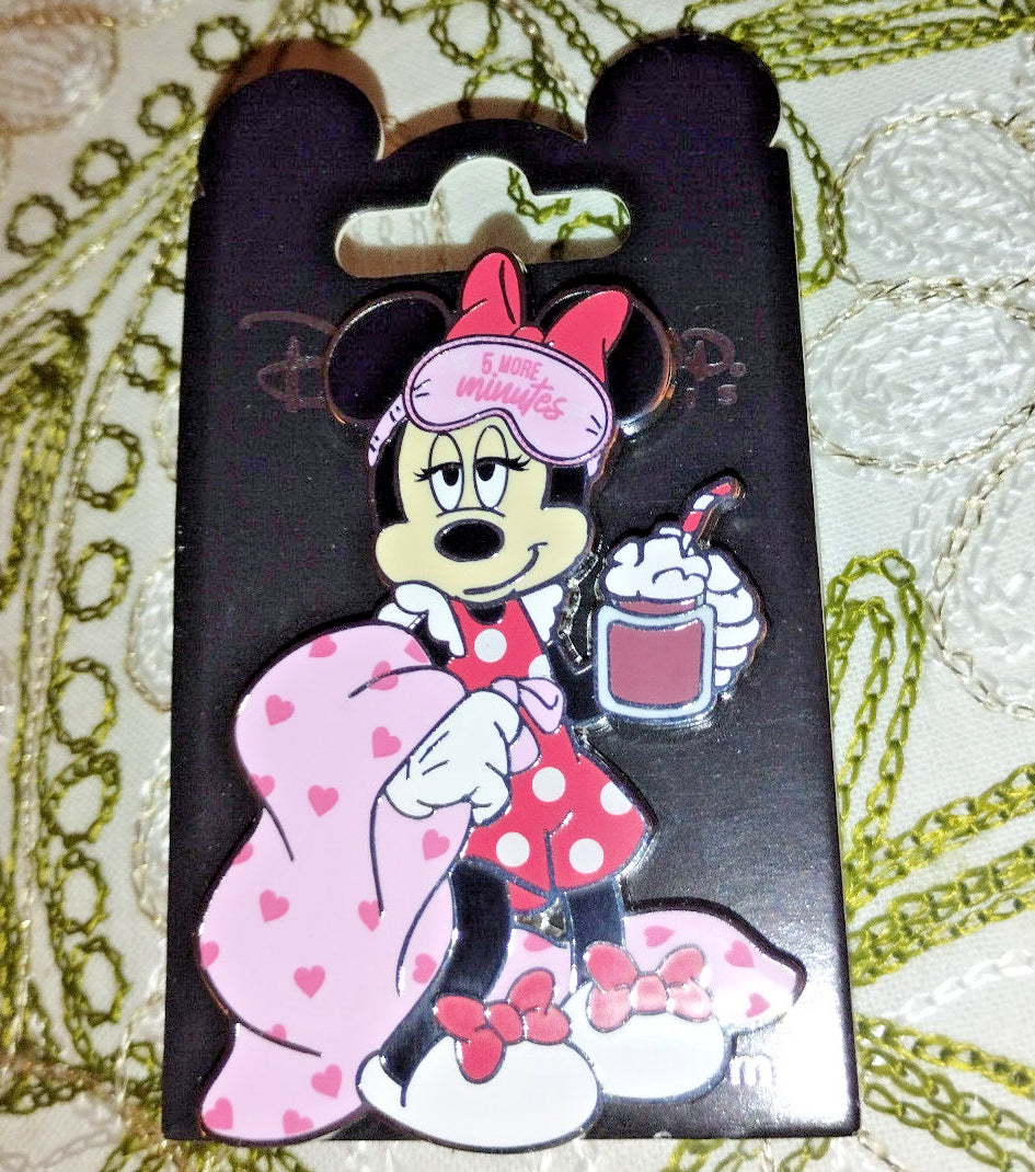 Minnie Waking Up Series Sleepy Looking Mug of Hot Choc Disney Paris Dlp 2024 Pin