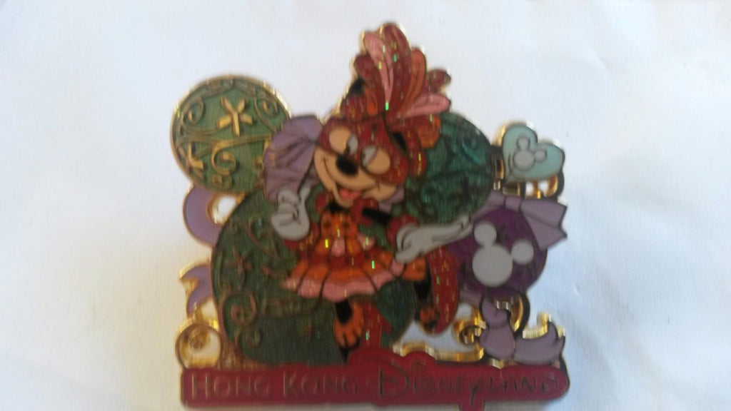 Minnie with MA Dancing Christmas 2009 Hong Kong Disney Land HDKL LE 300 pin