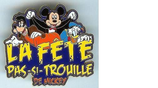 Mnss Halloween 2009 pin only Mickey Goofy Donald Disney Land Paris LE Dlrp Dlp
