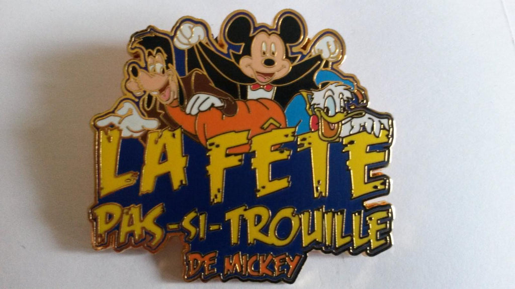 Mnss Halloween 2009 pin only Mickey Goofy Donald Disney Land Paris LE Dlrp Dlp