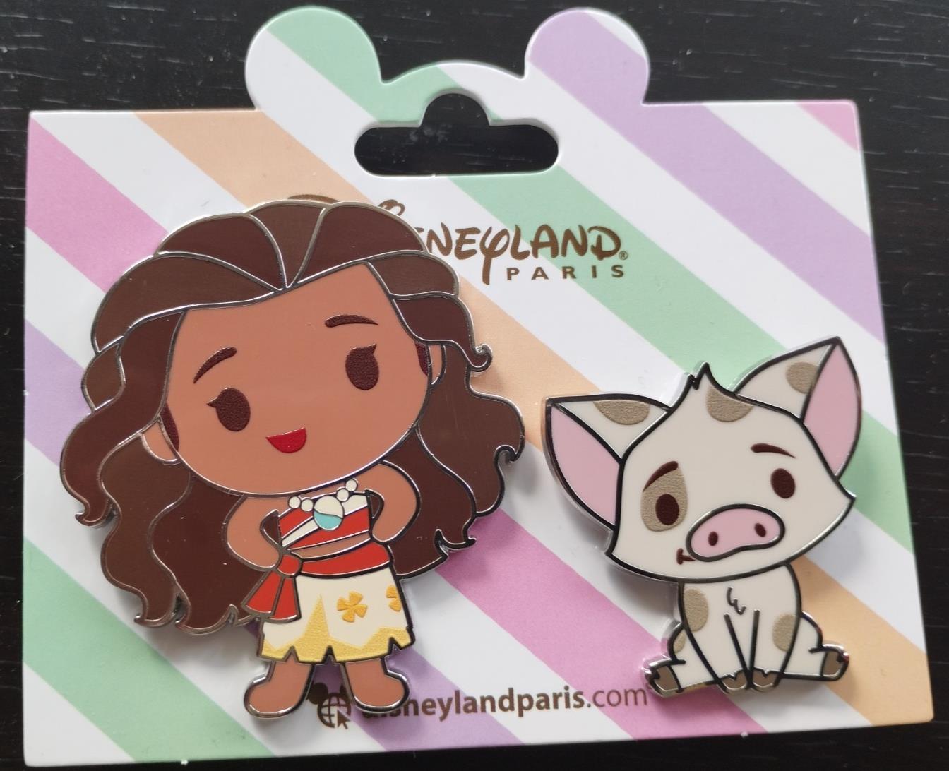 Moana and Pua Cute Princess and Sidekicks Set Disney L Paris Dlp Feb 2025 Pin