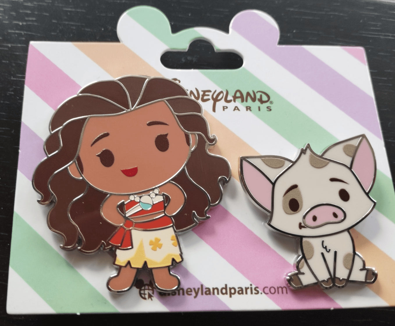 Moana and Pua Cute Princess and Sidekicks Set Disney L Paris Dlp Feb 2025 Pin