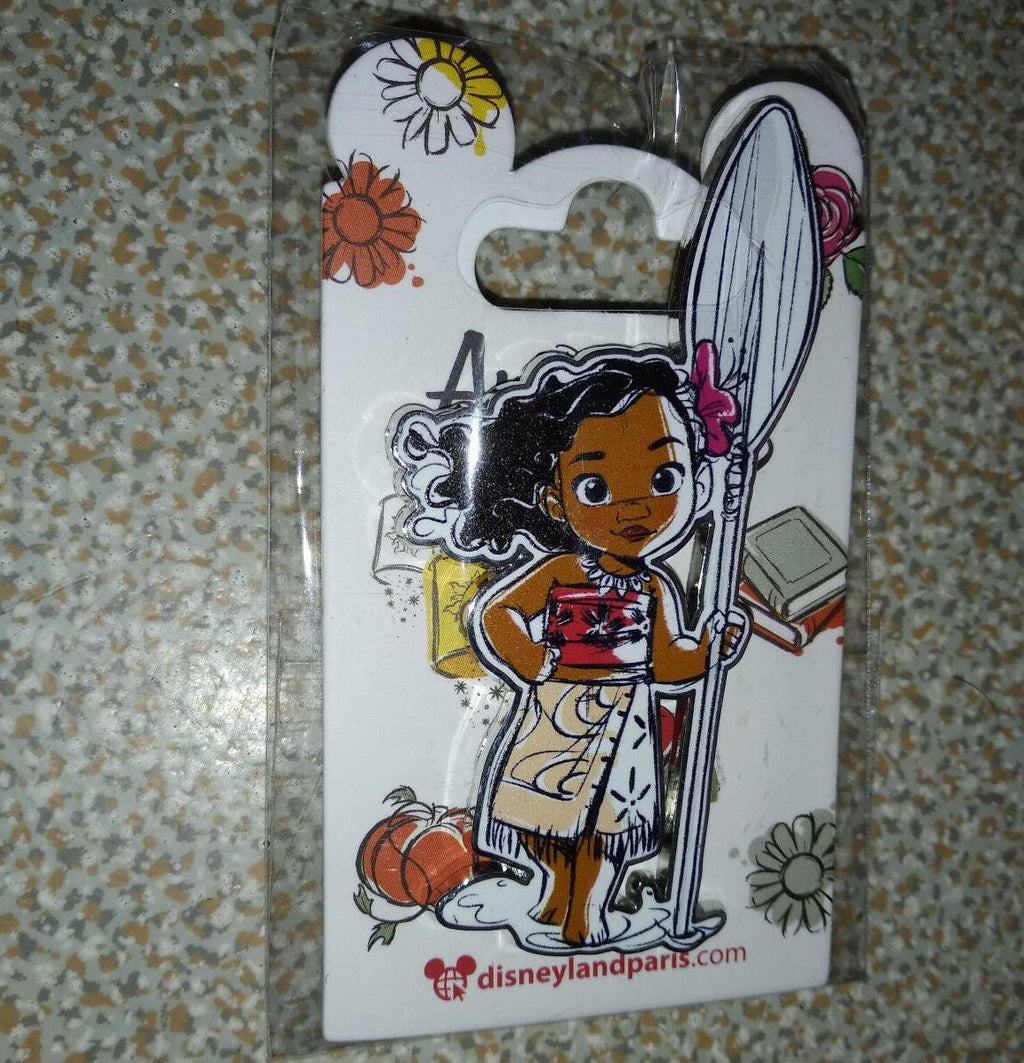 Moana with Paddle Spear Animator Dolls Child Disney Land Paris Dlp July 2022 Pin