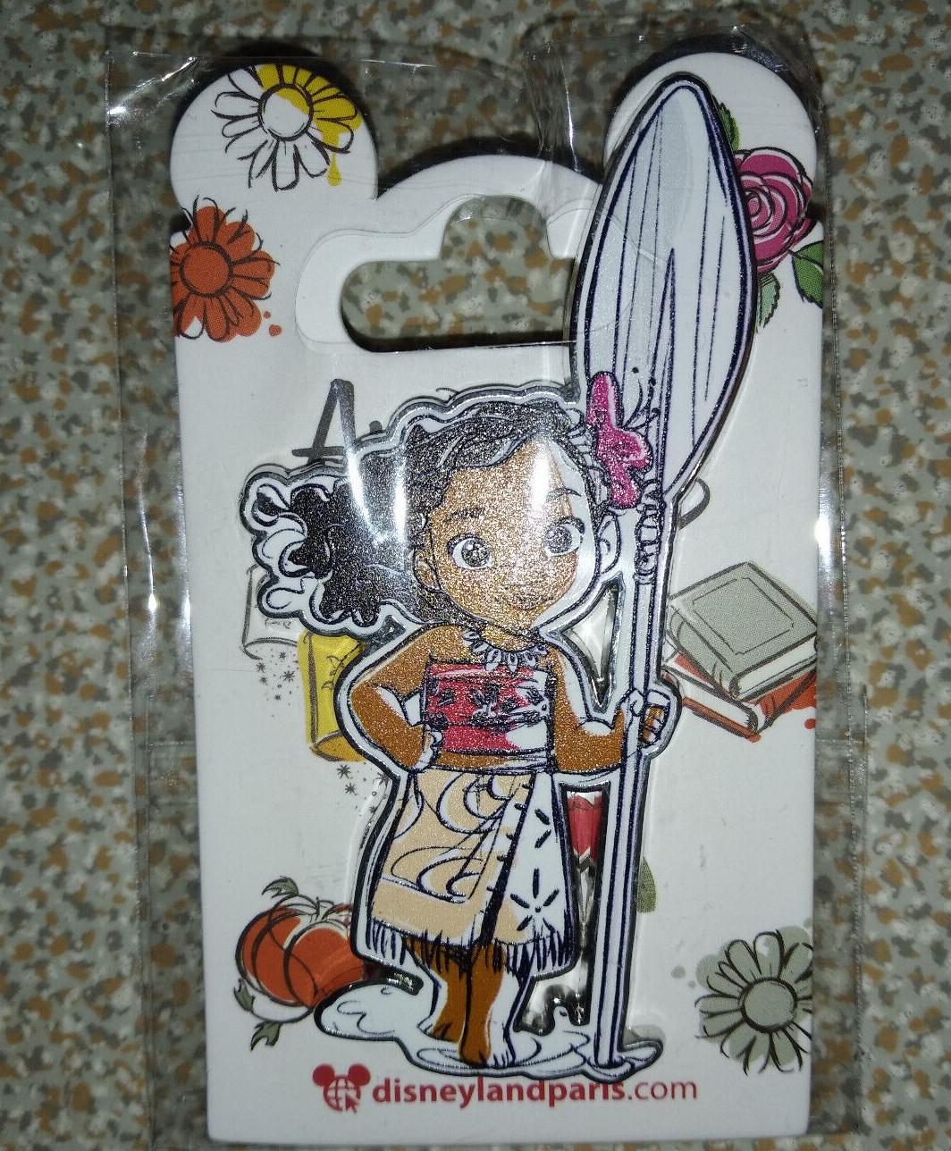 Moana with Paddle Spear Animator Dolls Child Disney Land Paris Dlp July 2022 Pin