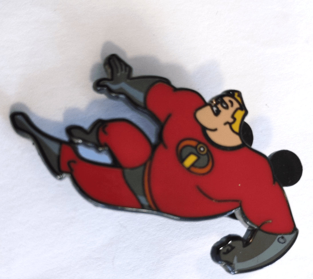 Mr. Incredible Bob Parr Cast Lanyard series Disney Land Paris Dlp Feb 2015 Pin