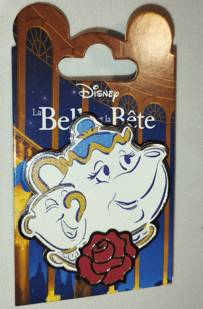 Mrs Potts and Chip - Rose Beauty & the Beast Disney Land Paris Dlp 08 2024 Pin
