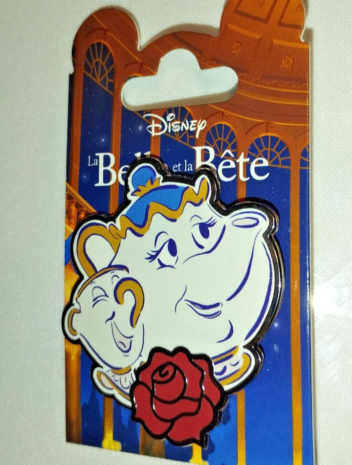 Mrs Potts and Chip - Rose Beauty & the Beast Disney Land Paris Dlp 08 2024 Pin