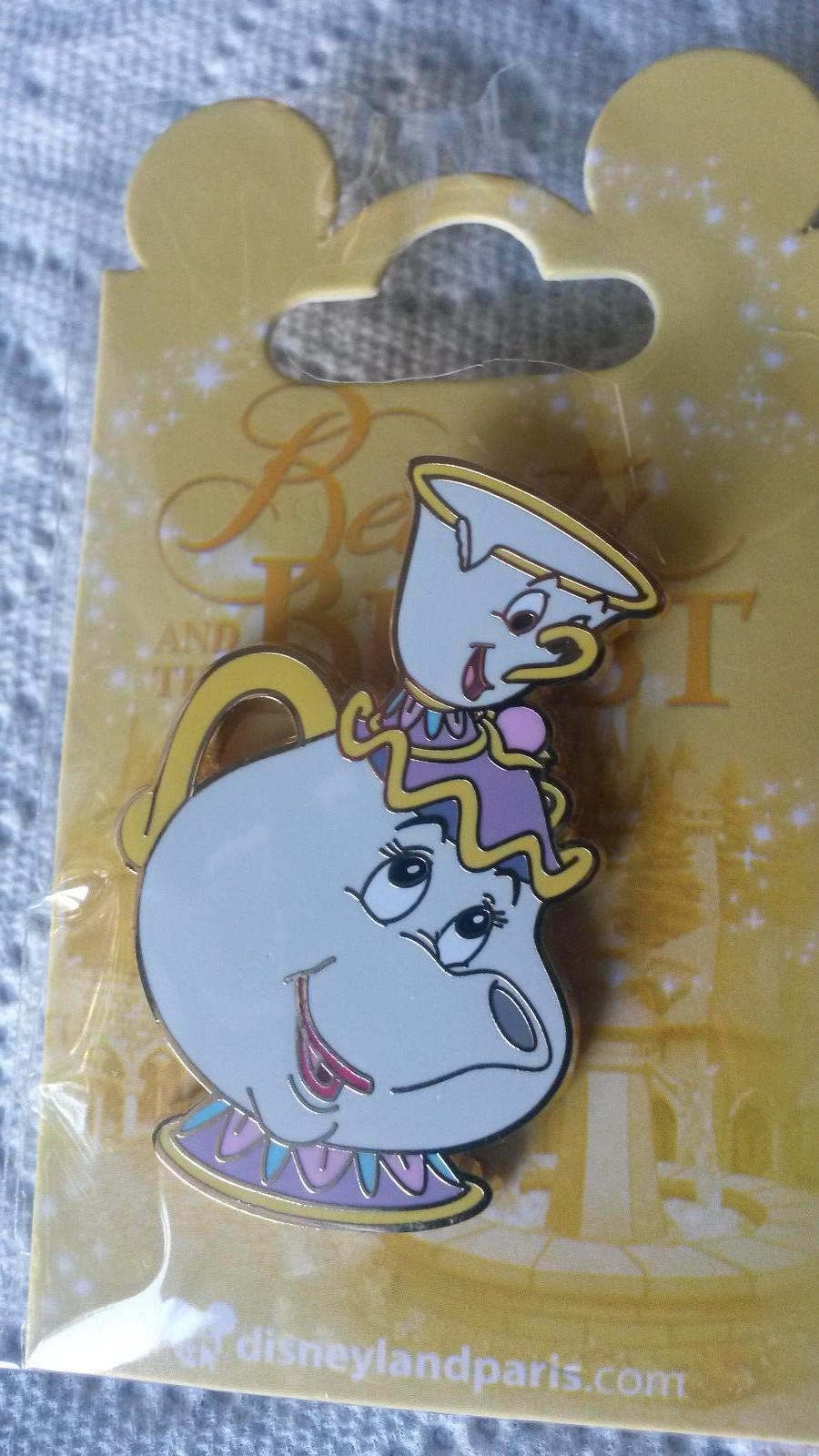 Mrs Potts & Chip (Belle Beauty and the Beast) Disney Paris Dlrp Dlp 2017 Pin