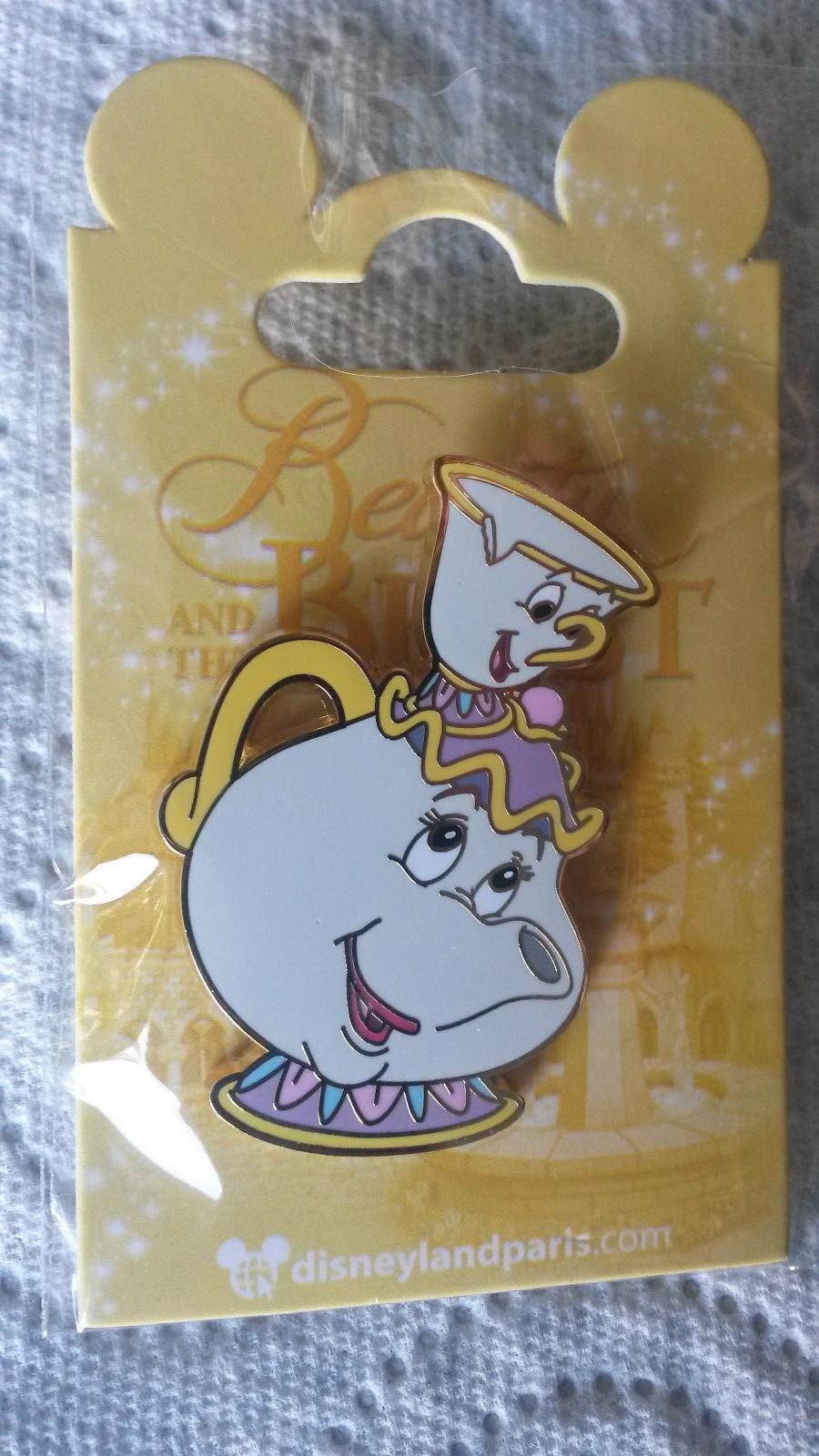 Mrs Potts & Chip (Belle Beauty and the Beast) Disney Paris Dlrp Dlp 2017 Pin