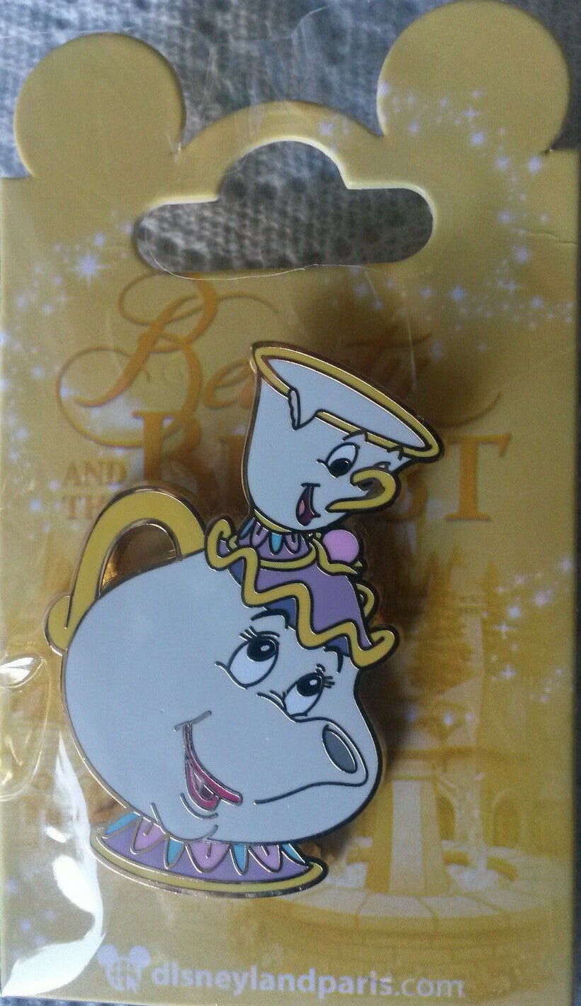 Mrs Potts & Chip (Belle Beauty and the Beast) Disney Paris Dlrp Dlp 2017 Pin