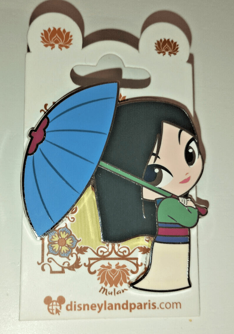Mulan Chibi Lovely Princess Disney Land Paris Dlp July 2023 Pin