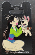 Mulan Holding Little Brother Mulan Set Disney Land Paris Dlp Mar 2025 Pin