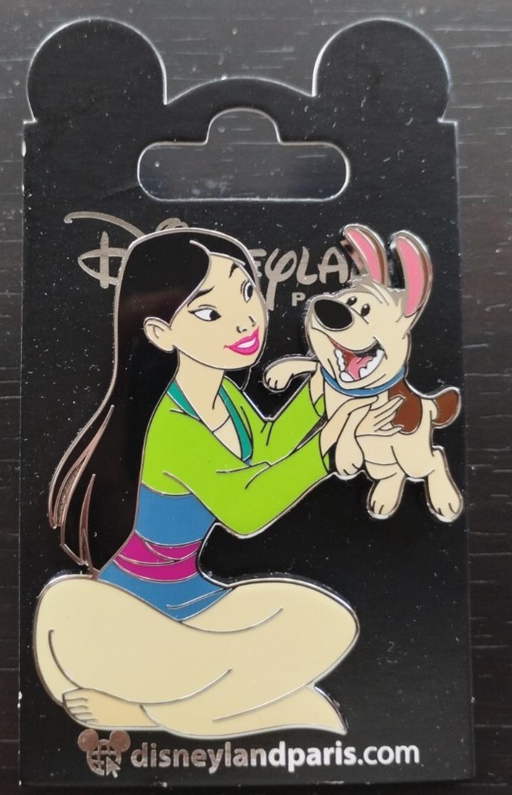 Mulan Holding Little Brother Mulan Set Disney Land Paris Dlp Mar 2025 Pin
